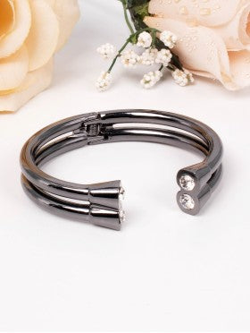 BRACELET GEM - GUN METAL COLOUR
