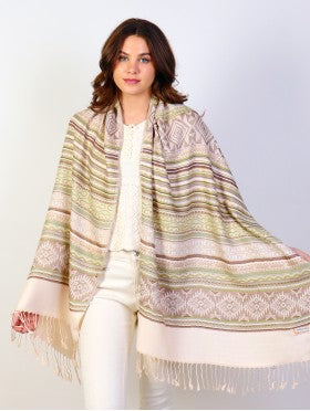 Scarf - Green mix