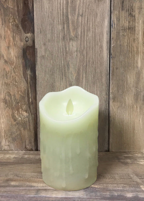 LED CANDLE IVORY 3"x 5"