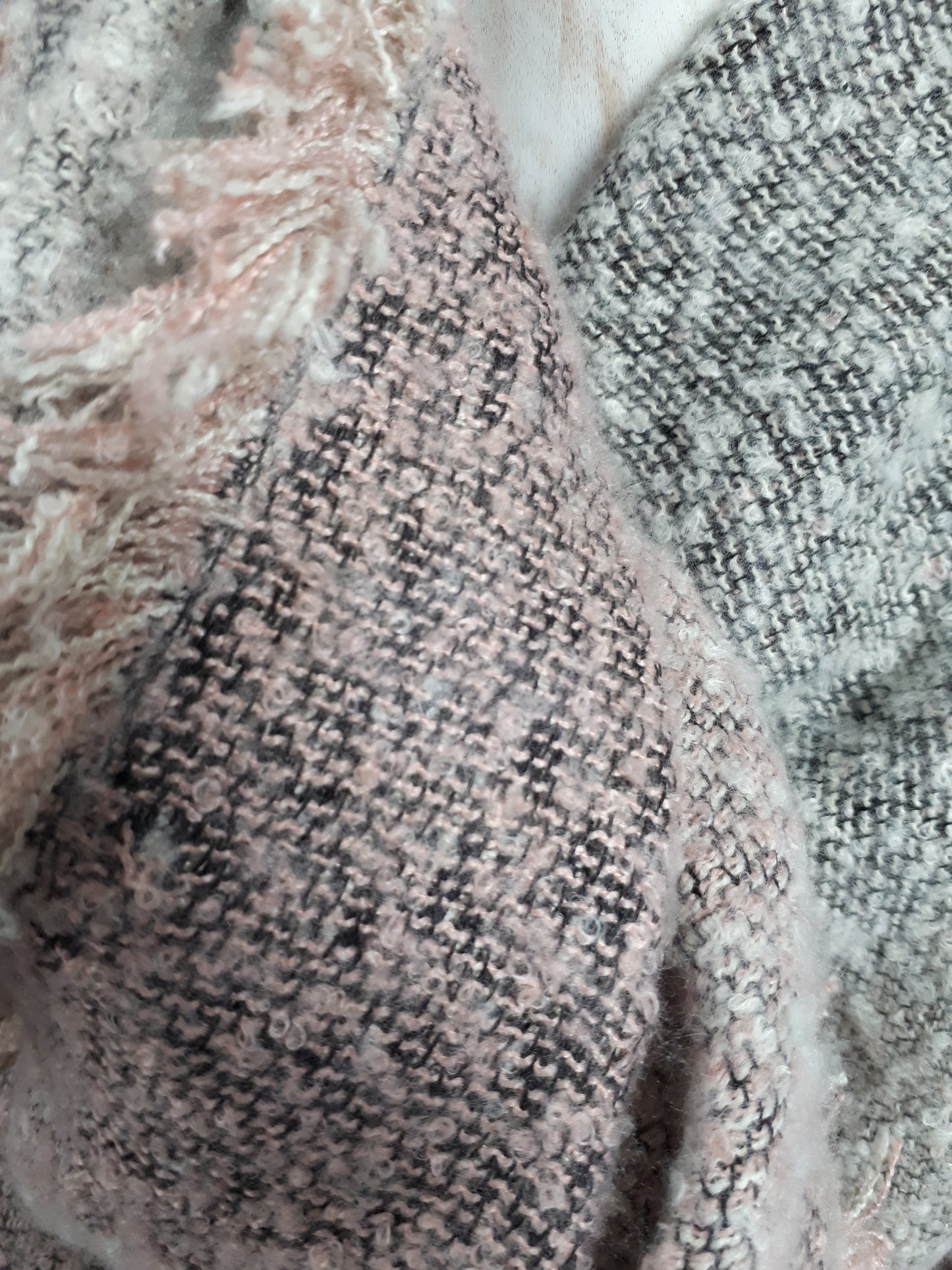 Scarf Fireside - Abstract Pink - Cedar-Creek-Muskoka