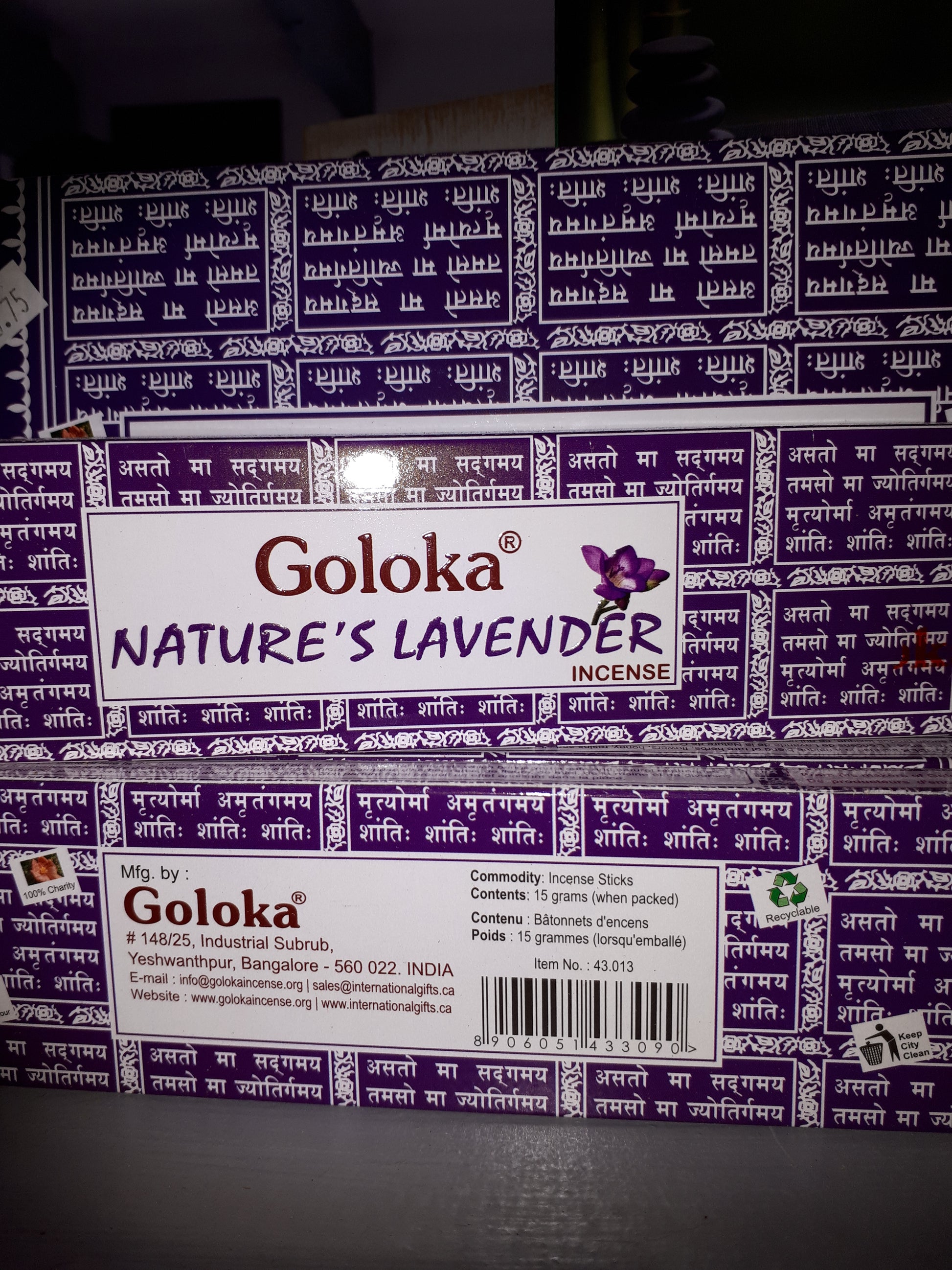 Incense Sticks - Nature's Lavender - Cedar-Creek-Muskoka
