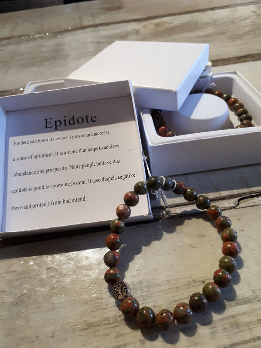 Power Bracelet Boxed - Epidote - Cedar-Creek-Muskoka