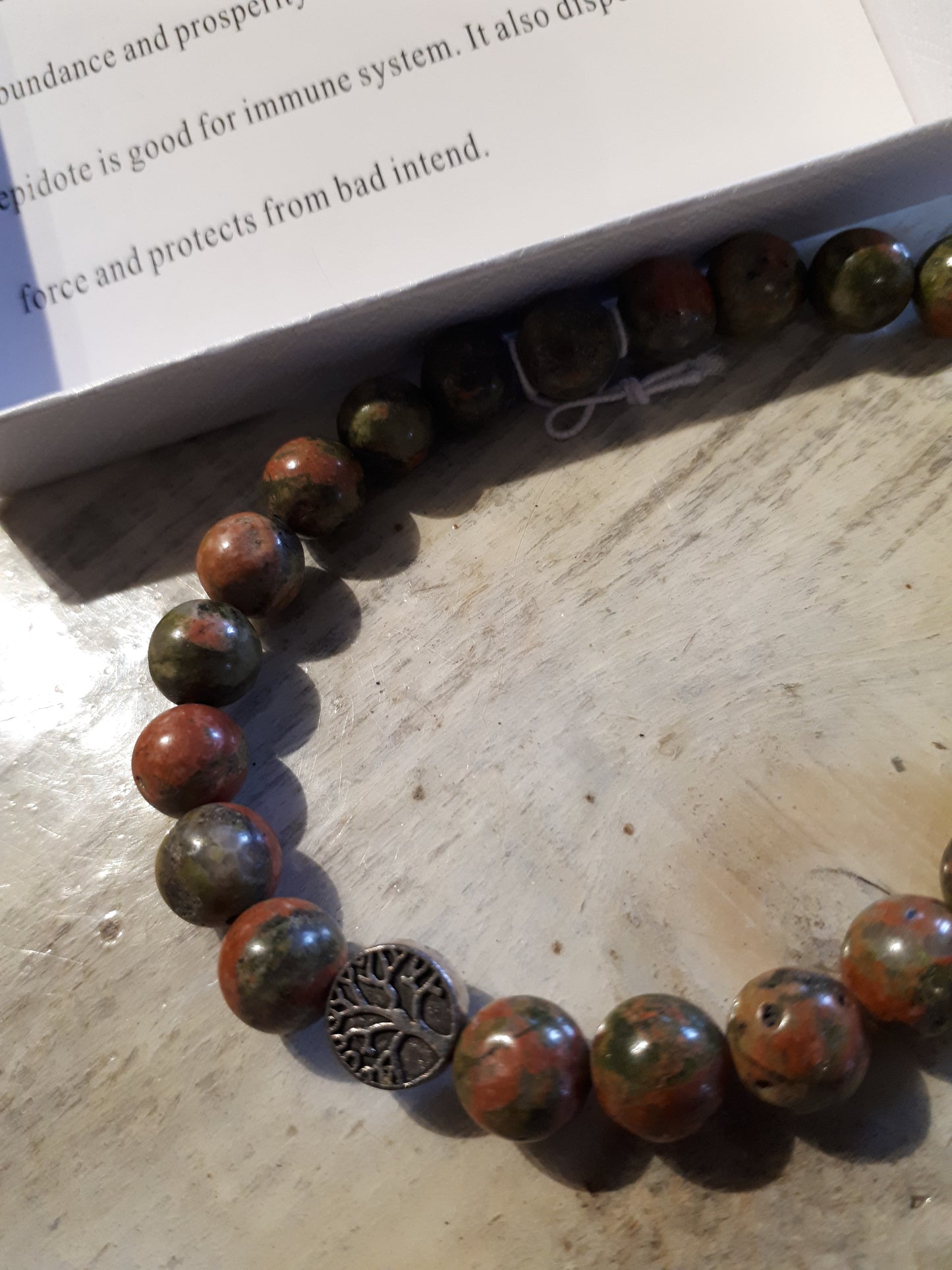 Power Bracelet Boxed - Epidote - Cedar-Creek-Muskoka