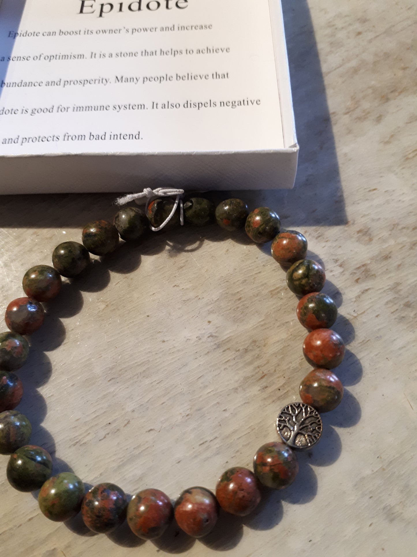 Power Bracelet Boxed - Epidote - Cedar-Creek-Muskoka