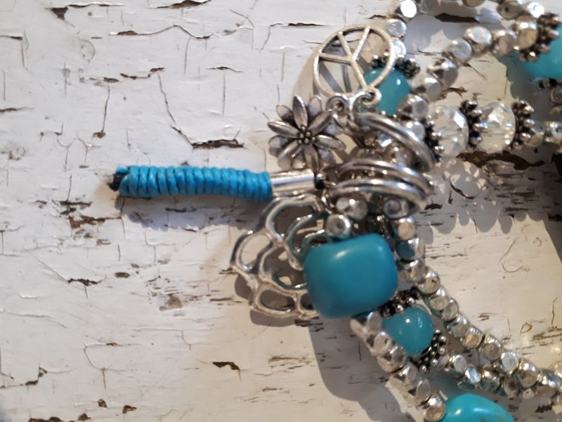 Bracelet - Turquoise 3 Strand - Cedar-Creek-Muskoka