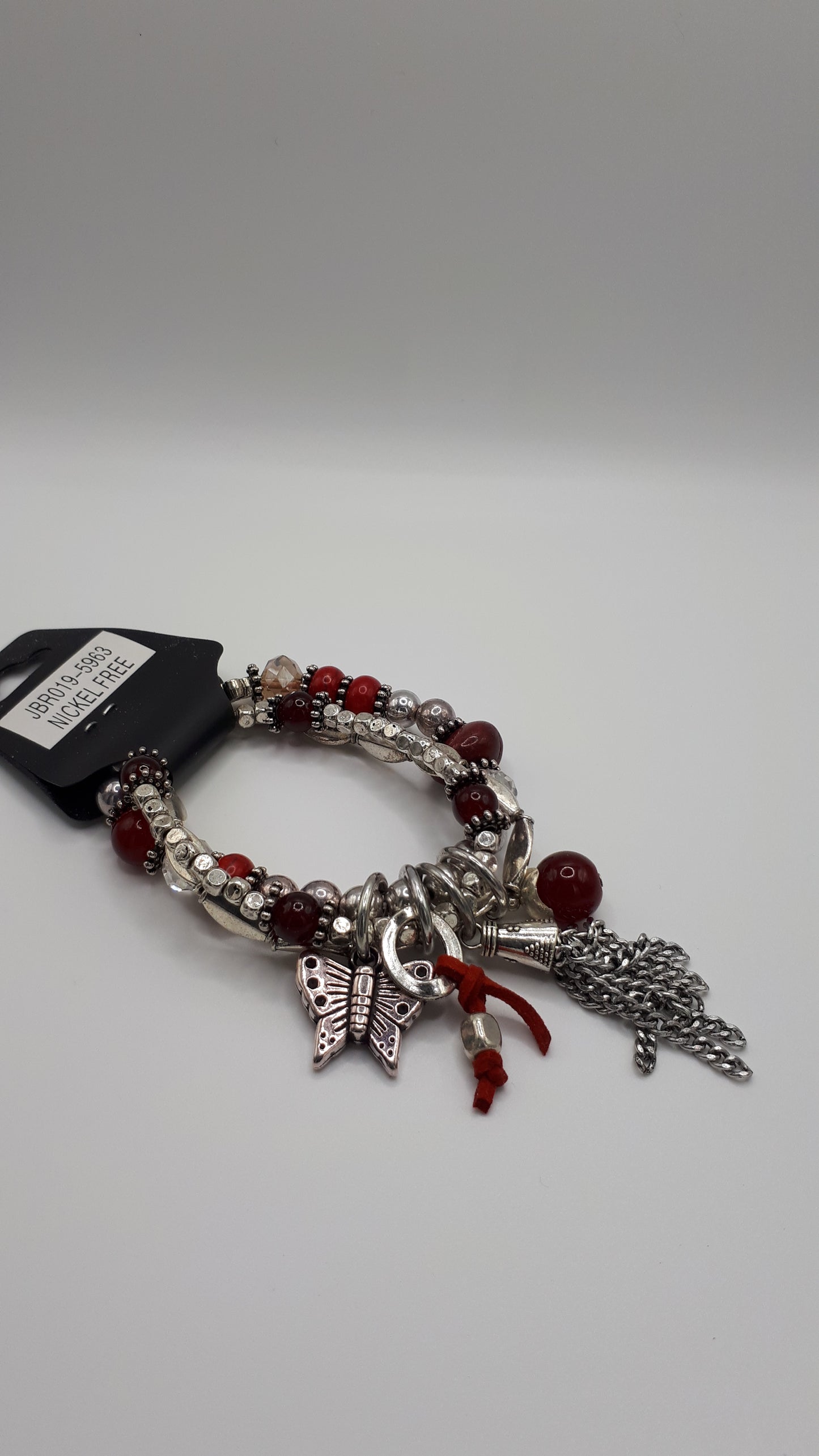 BRACELET - RED STRANDS