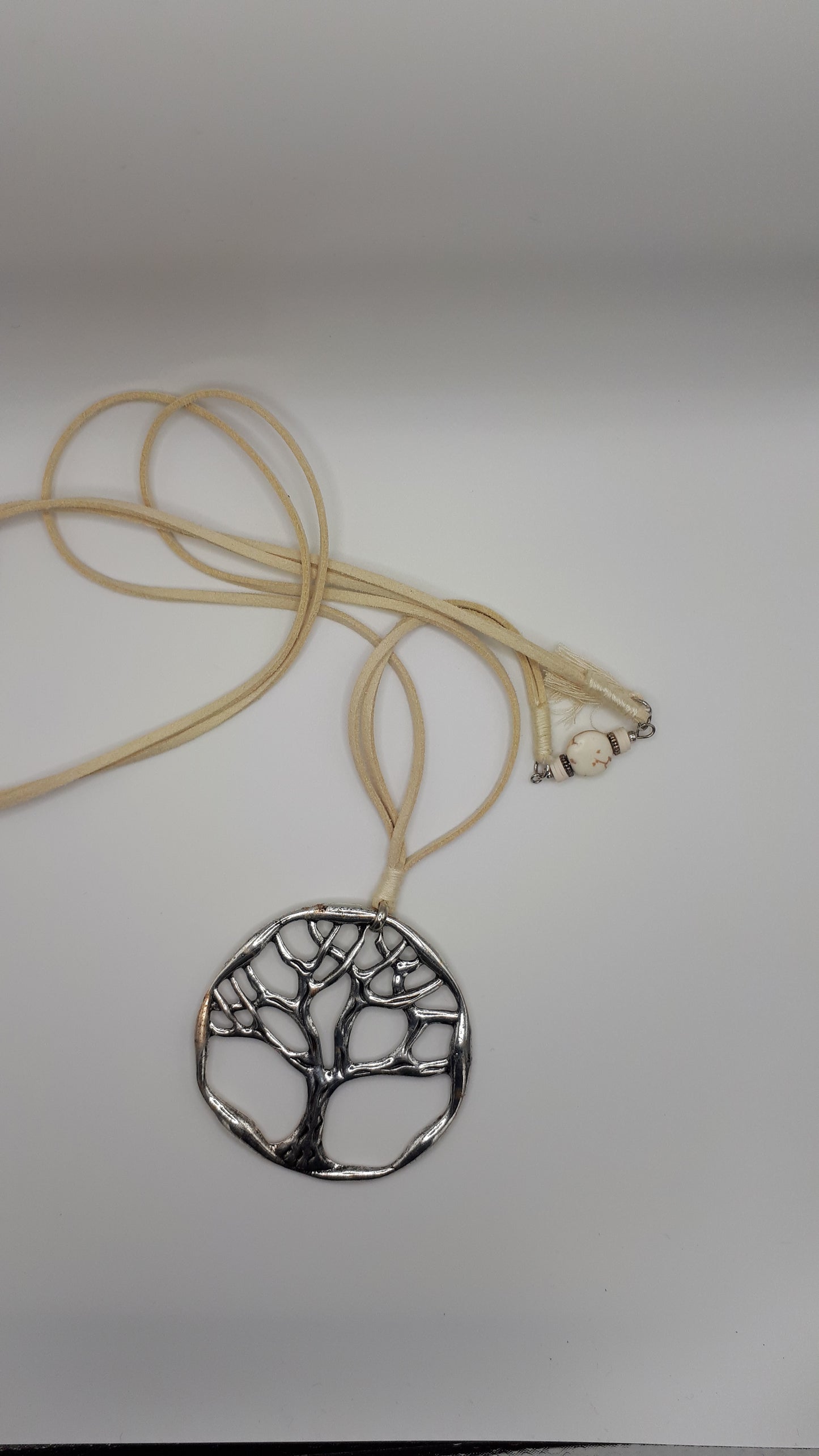 NECKLACE - TREE OF LIFE, CREAM