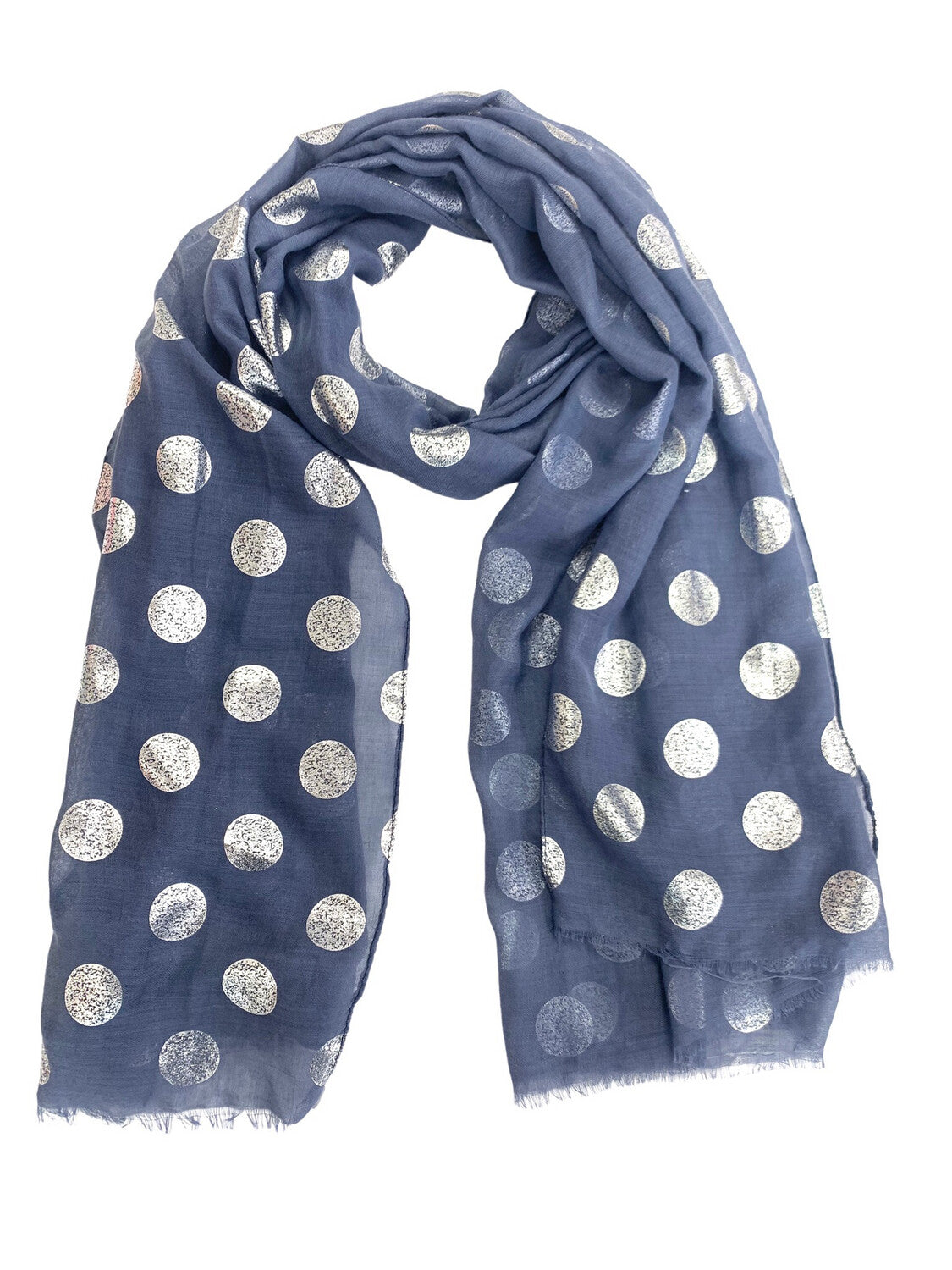 CIRCLE SCARF - NAVY