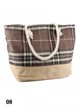 Bag - Brown Plaid - Cedar-Creek-Muskoka