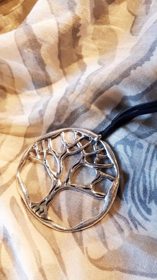 Necklace - Tree of Life - Black - Cedar-Creek-Muskoka