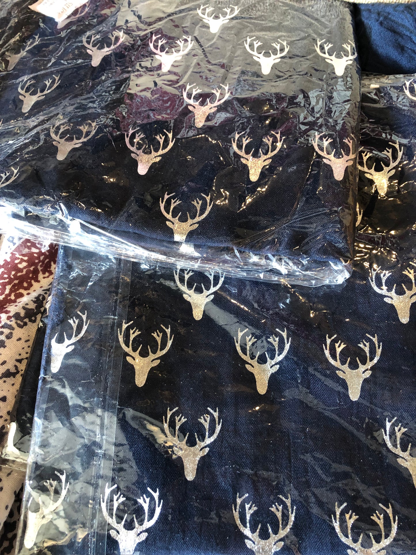 SCARF - DEER NAVY