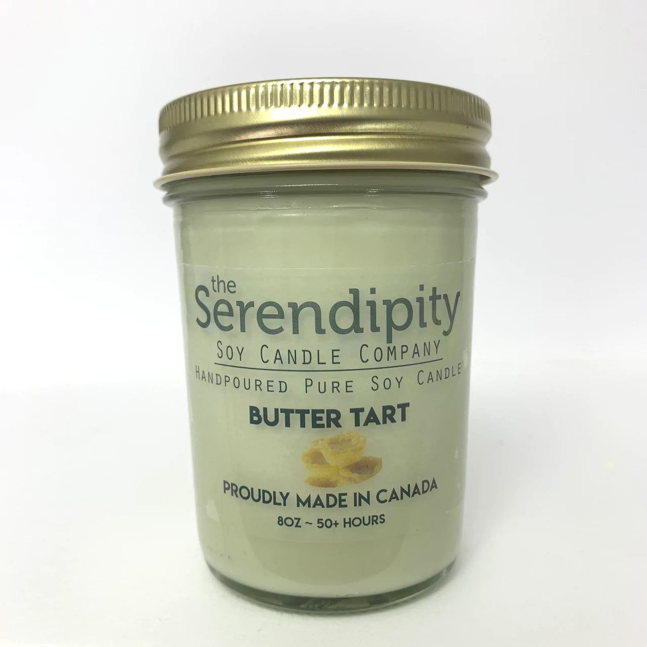 Candle Soy 8oz - Butter Tart - Cedar-Creek-Muskoka