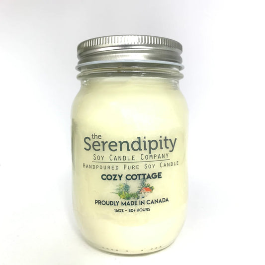 Candle Soy 16oz - Cozy Cottage - Cedar-Creek-Muskoka