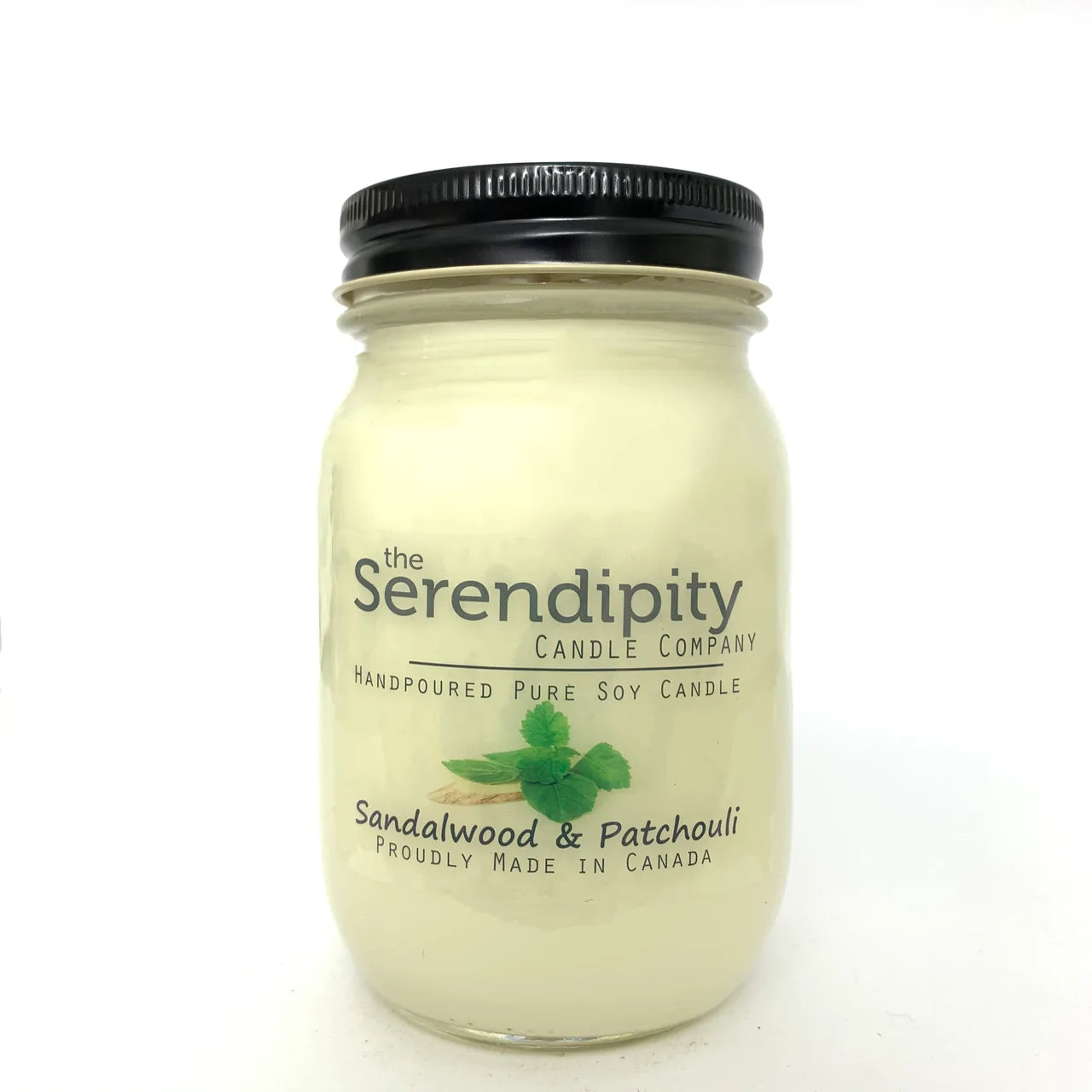 Candle Soy 16oz - Sandalwood & Patchouli - Cedar-Creek-Muskoka