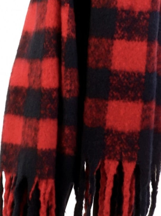 Scarf - Buffalo Check Red - Cedar-Creek-Muskoka
