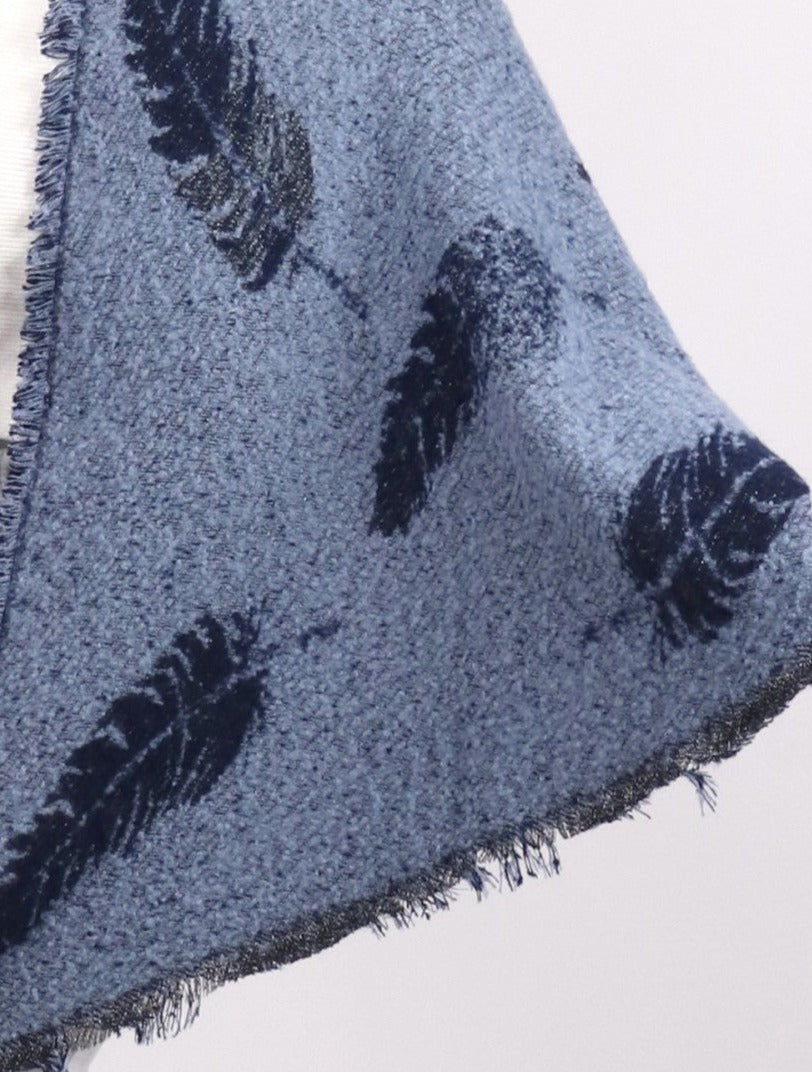 Scarf Fireside - Navy Feathers - Cedar-Creek-Muskoka