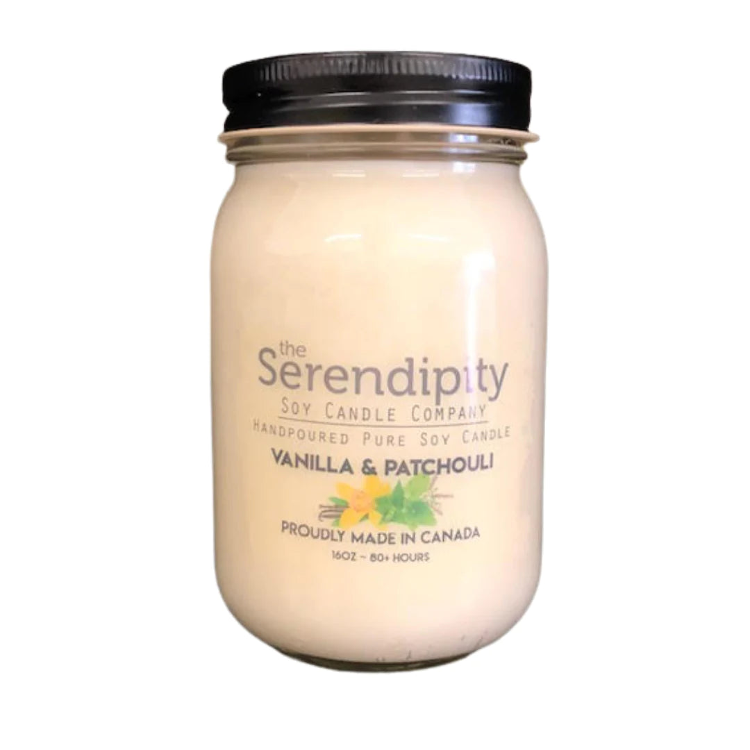 Candle Soy 16oz - Vanilla Patchouli - Cedar-Creek-Muskoka