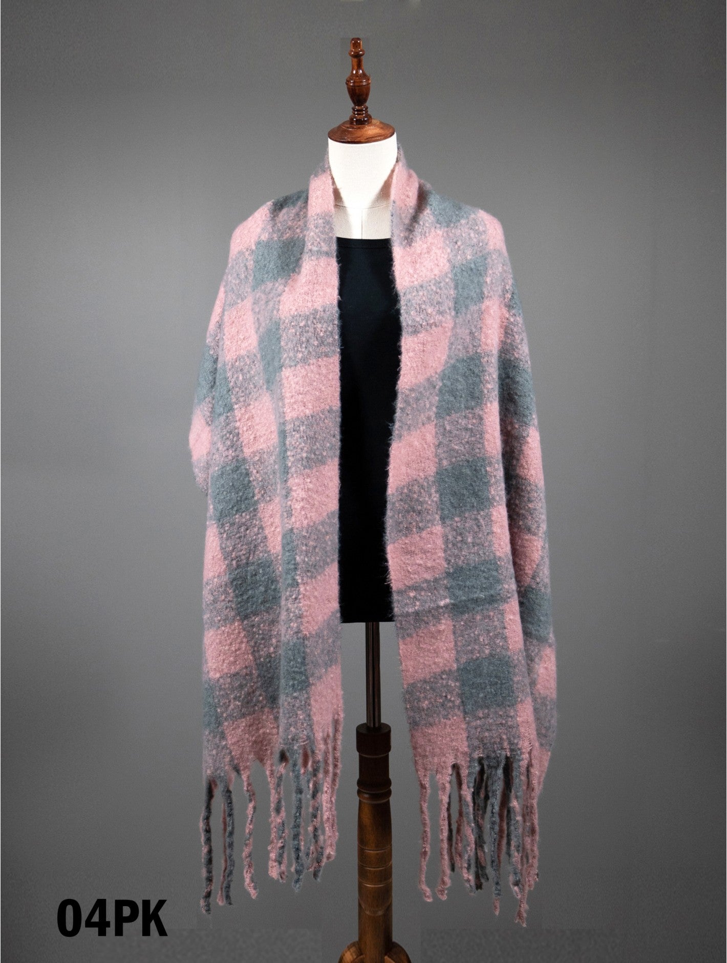 SCARF - PINK CHECK