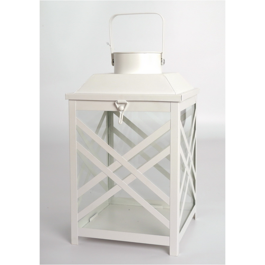 Lantern, white lattice