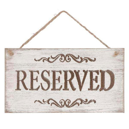 Reserved Sign