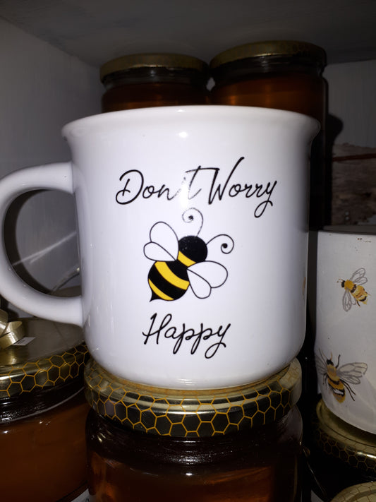 Mugs - Don't Worry Bee Happy - Cedar-Creek-Muskoka