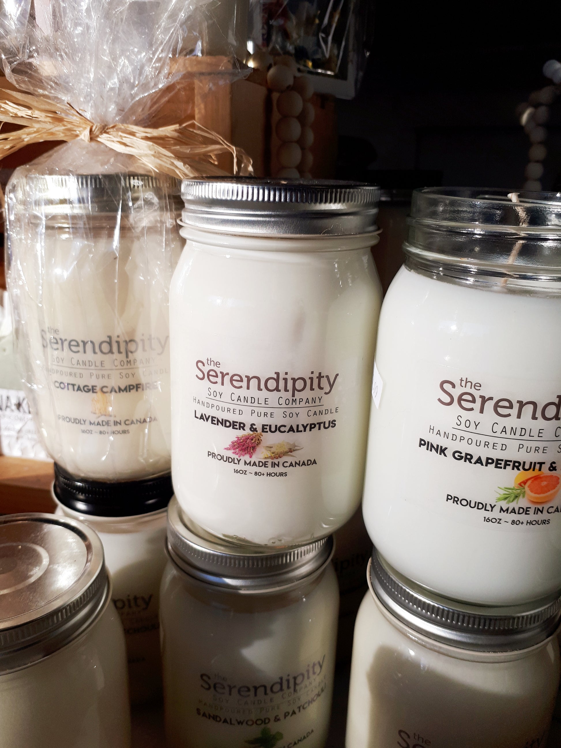 Candle Soy 16oz - Lavender & Eucalyptus - Cedar-Creek-Muskoka