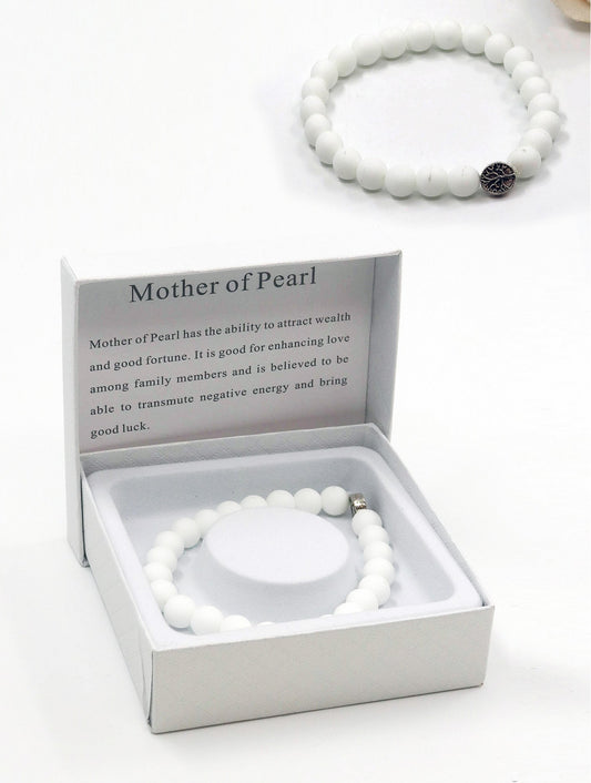 Power Bracelet Boxed - Mother of Pearl - Cedar-Creek-Muskoka