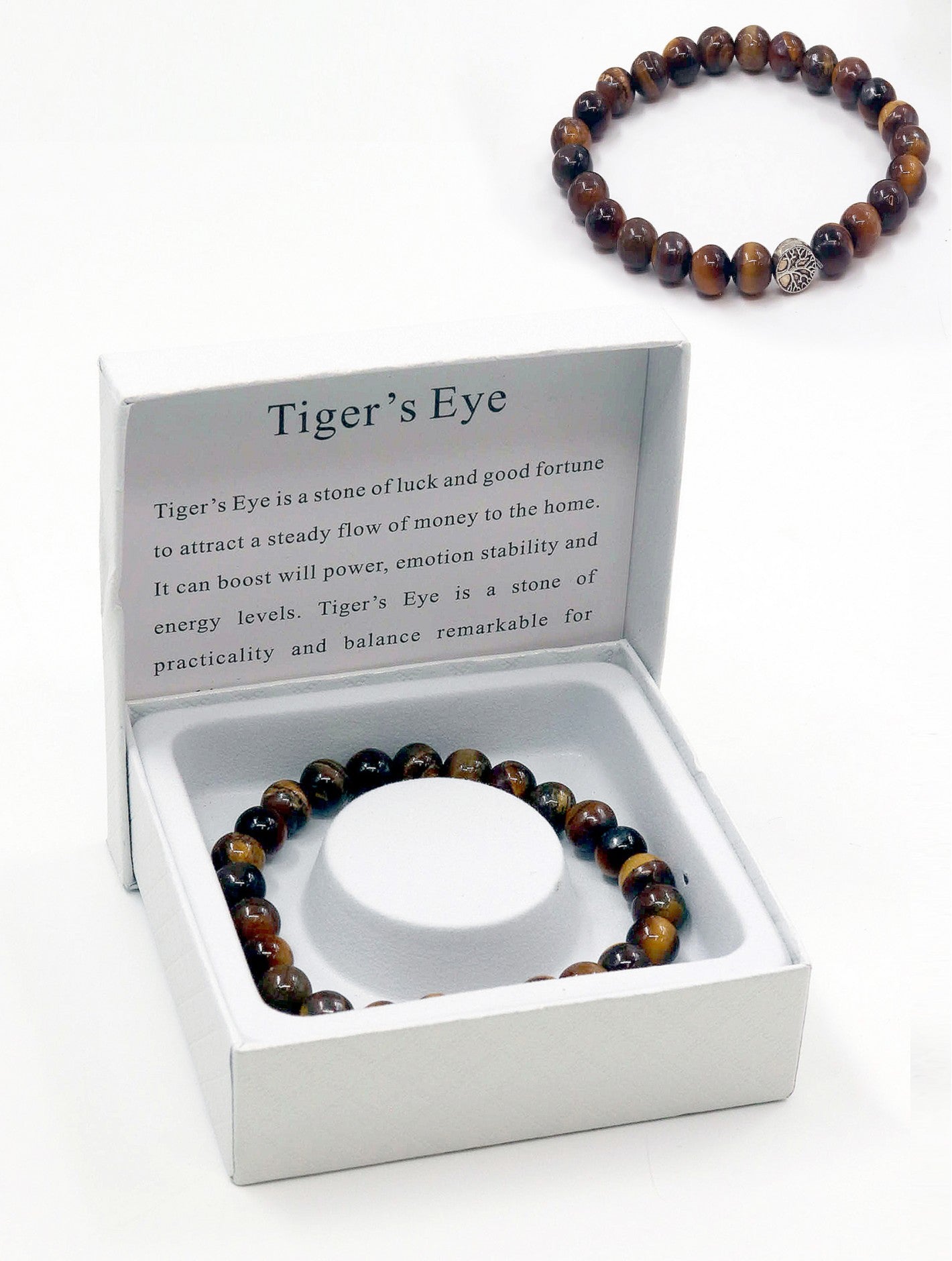 Power Bracelet Boxed - Tigers Eye - Cedar-Creek-Muskoka