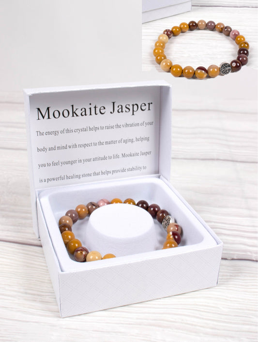 Power Bracelet Boxed - Mookaite Jasper - Cedar-Creek-Muskoka