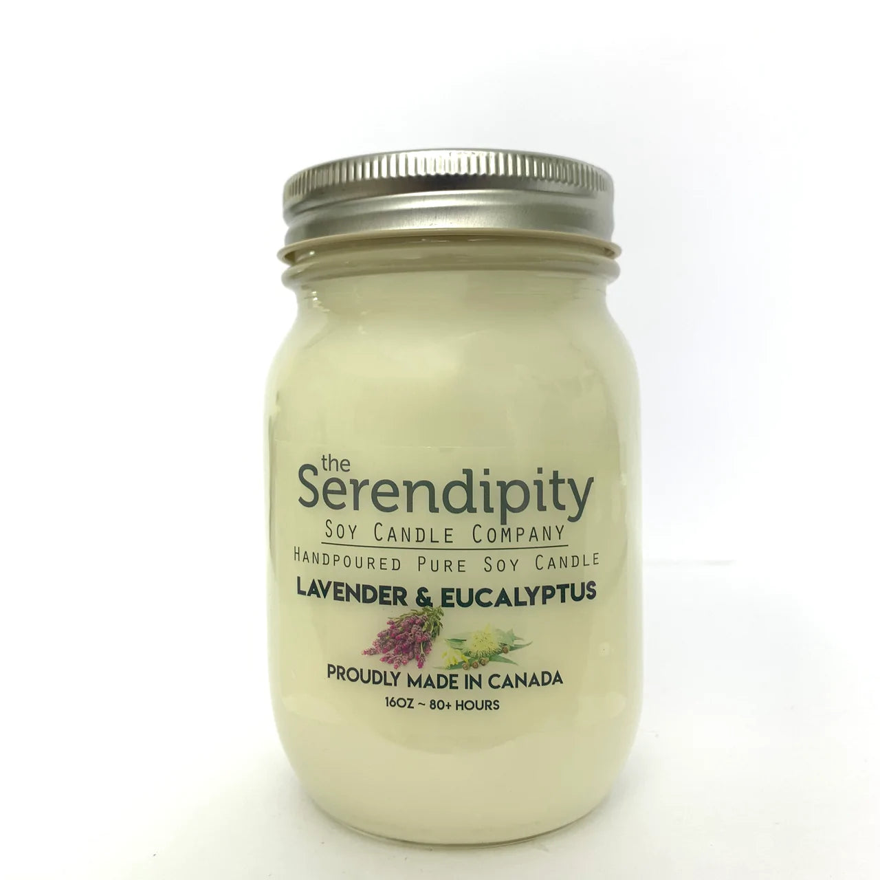 Candle Soy 16oz - Lavender & Eucalyptus - Cedar-Creek-Muskoka