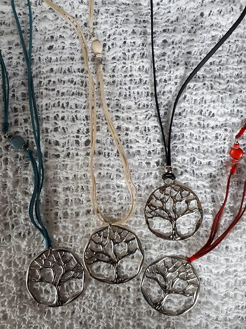 Necklace - Tree of Life - Red - Cedar-Creek-Muskoka