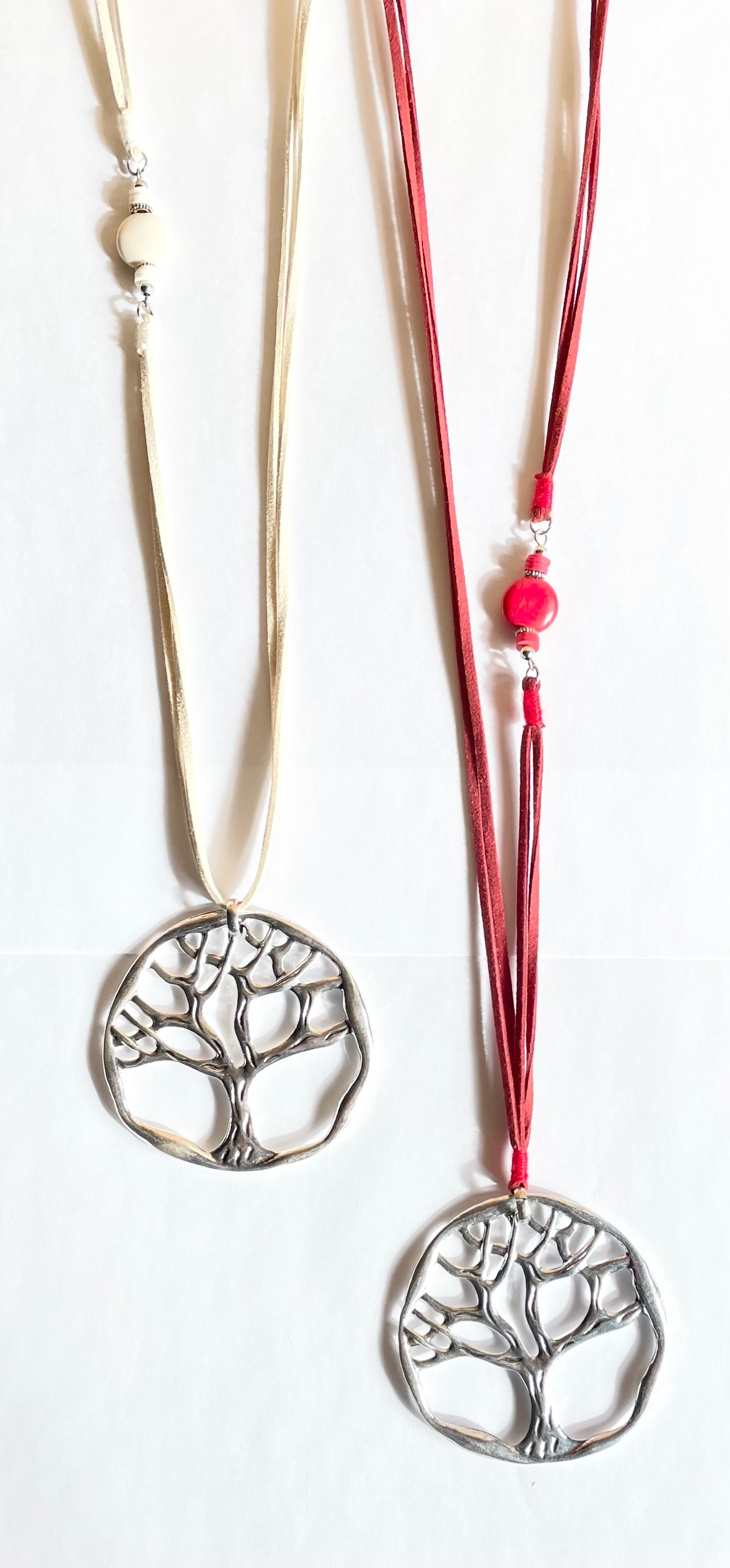 Necklace - Tree of Life - Cream - Cedar-Creek-Muskoka