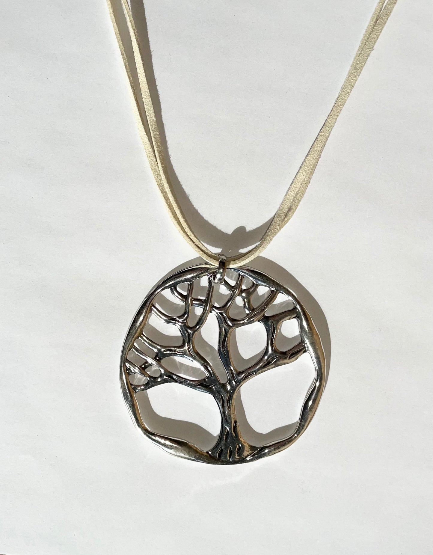 Necklace - Tree of Life - Cream - Cedar-Creek-Muskoka